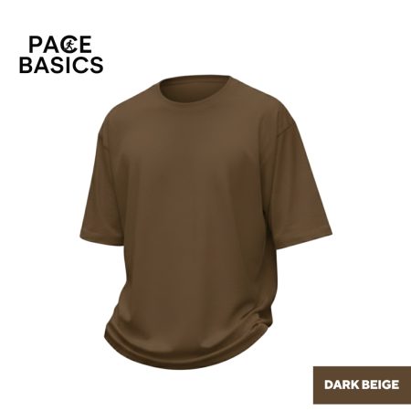 Men’s Relax Fit T-Shirt – Dark Beige